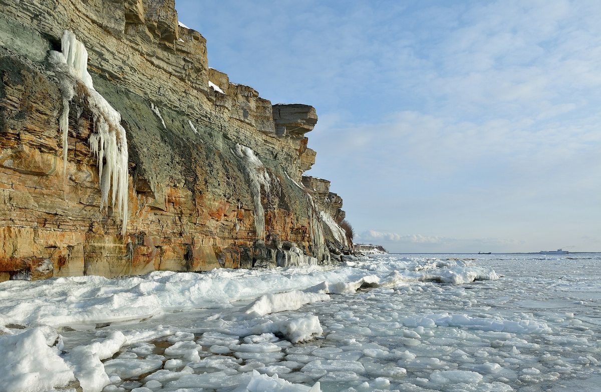 Pakri cliff and Paldiski